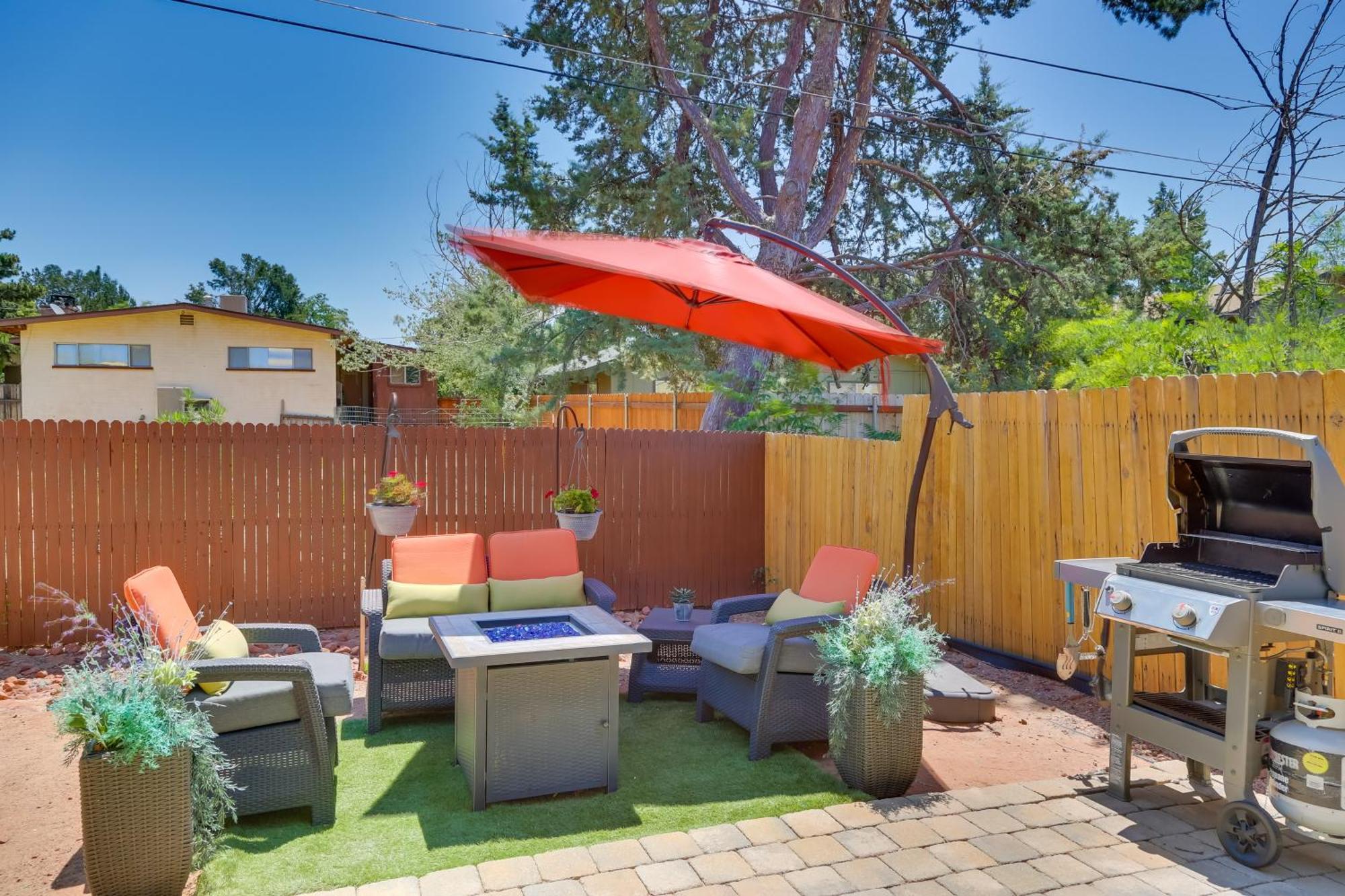 Red Rock Retreat With Patio 3 Mi To Downtown Sedona Villa Ngoại thất bức ảnh